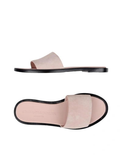 Shop Common Projects Sandals In Pink