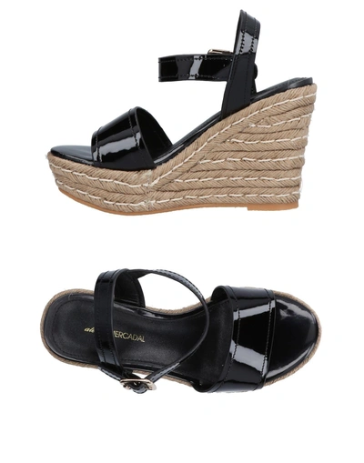 Shop Atelier Mercadal Sandals In Black