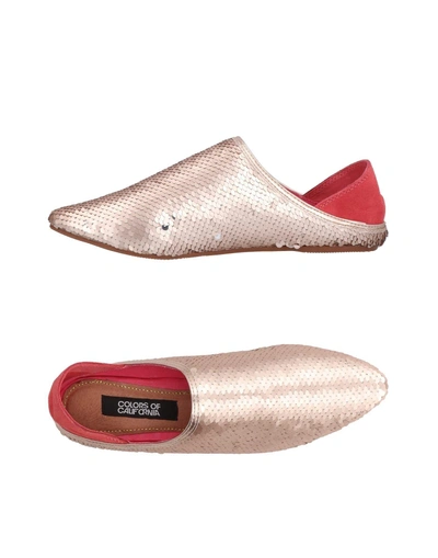 Shop Colors Of California Loafers In Copper
