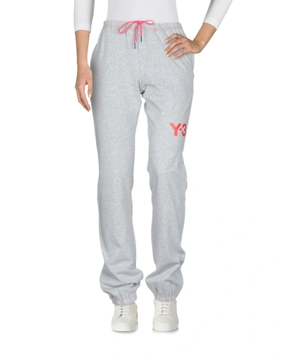 Shop Y-3 Casual Pants In Grey