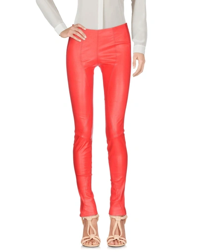 Shop Aphero Casual Pants In Red