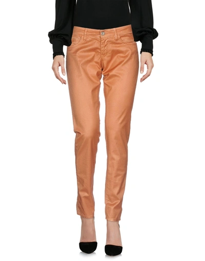Shop Atos Lombardini Casual Pants In Orange