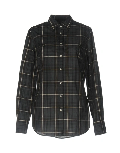 Shop Fred Perry Shirts In Lead