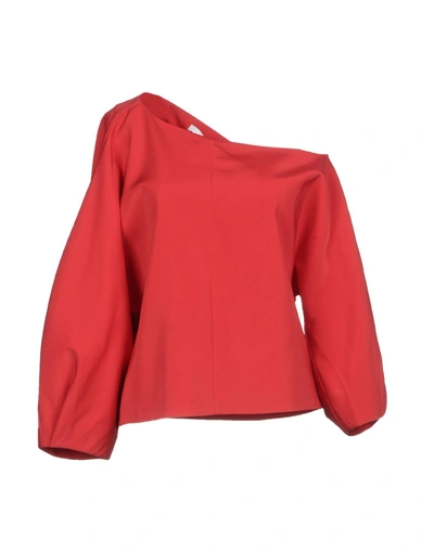 Shop Tibi Blouse In Red
