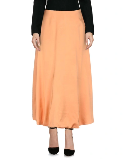Shop Marni 3/4 Length Skirts In Orange