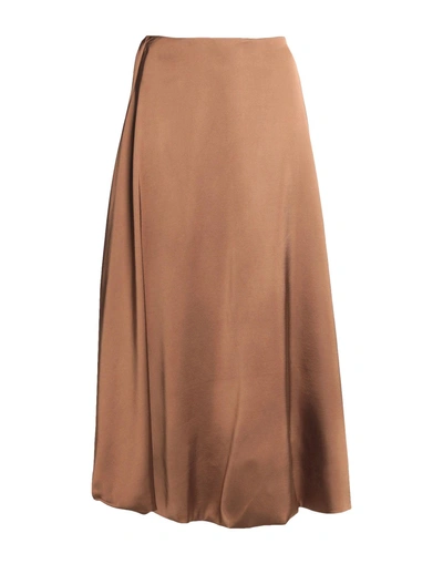 Shop Marni 3/4 Length Skirts In Camel