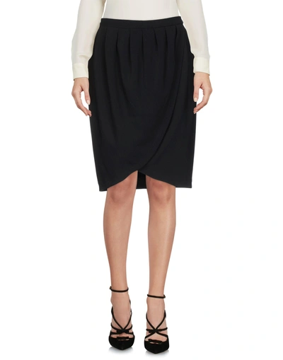 Shop Michael Kors Knee Length Skirt In Black