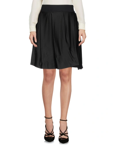 Shop Jil Sander Knee Length Skirts In Black