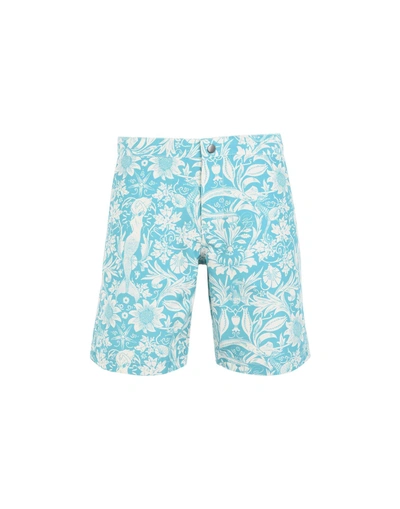 Shop Riz Boardshorts Swim Shorts In Turquoise