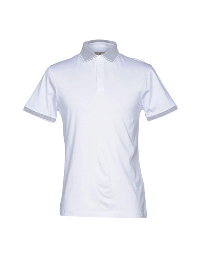 Shop Hackett Polo Shirt In White