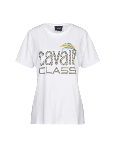 Shop Class Roberto Cavalli T-shirts In White