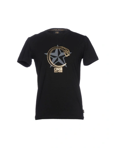 Shop Class Roberto Cavalli T-shirts In Black