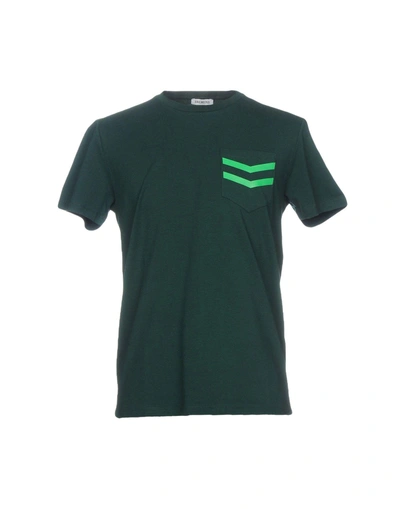 Shop Bikkembergs T-shirt In Dark Green