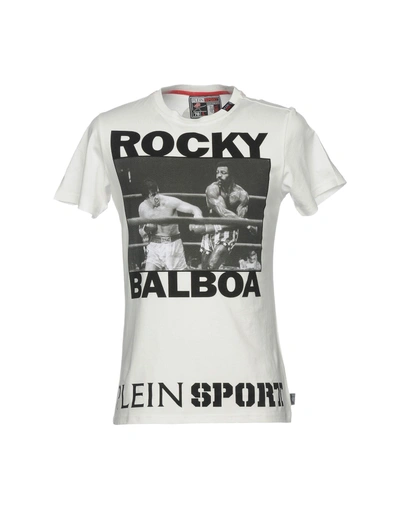 Shop Plein Sport T-shirt In Ivory