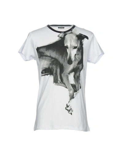 Shop Ann Demeulemeester T-shirts In White