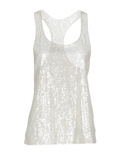 Shop Ashish Tank Top In White