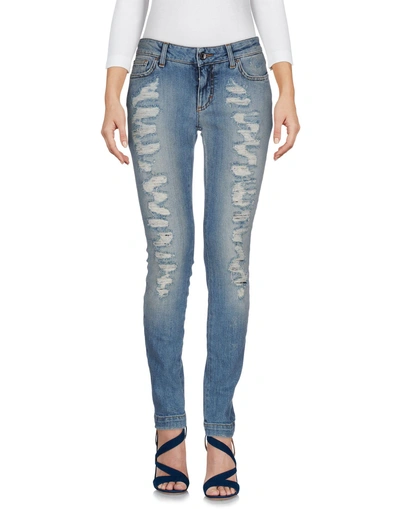 Shop Dolce & Gabbana Denim Pants In Blue