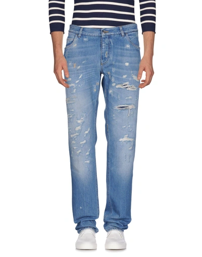 Shop Dolce & Gabbana Man Jeans Blue Size 28 Cotton