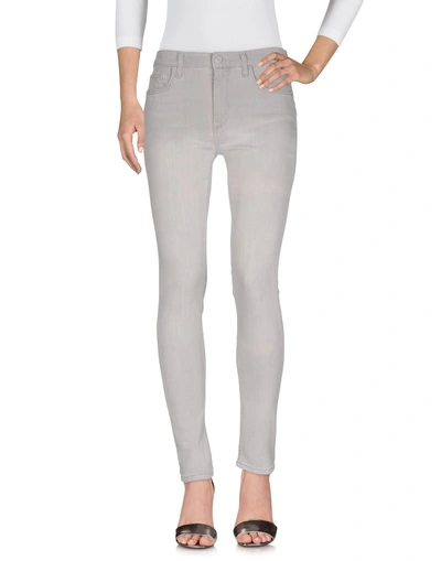 Shop French Connection Denim Pants In Light Grey