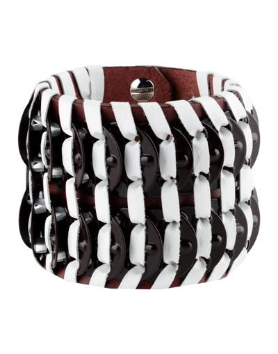 Shop Dsquared2 Bracelet In Maroon