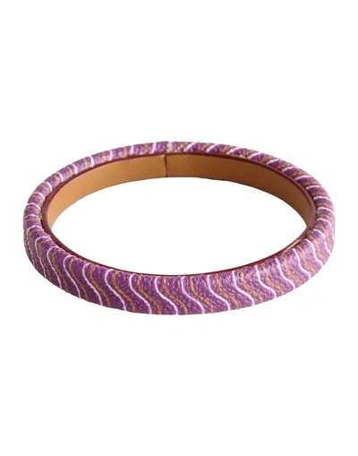 Shop Zanellato Bracelet In Purple