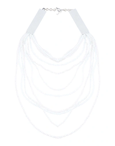 Shop Fabiana Filippi Necklace In White