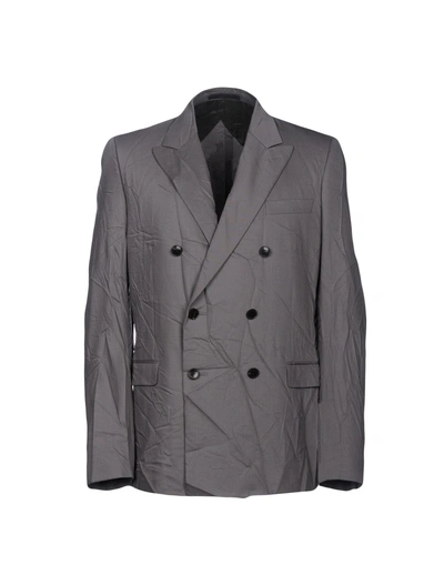 Valentino Suit Jackets In Grey