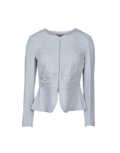 Shop Armani Collezioni Suit Jackets In Light Grey