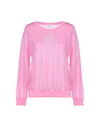 Shop Sandro Sweaters In Pink