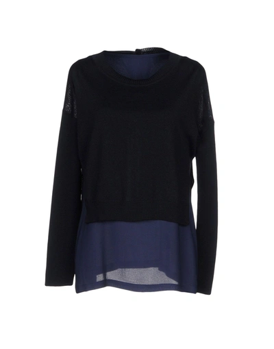 Shop Atos Lombardini Jumper In Dark Blue