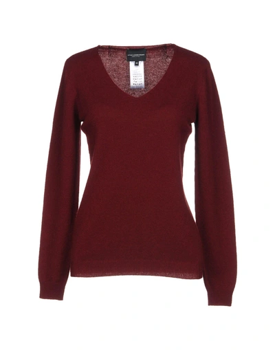 Shop Atos Lombardini Cashmere Blend In Maroon