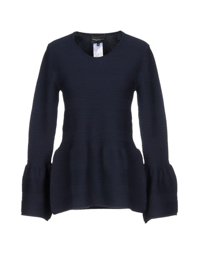 Shop Atos Lombardini Sweater In Dark Blue