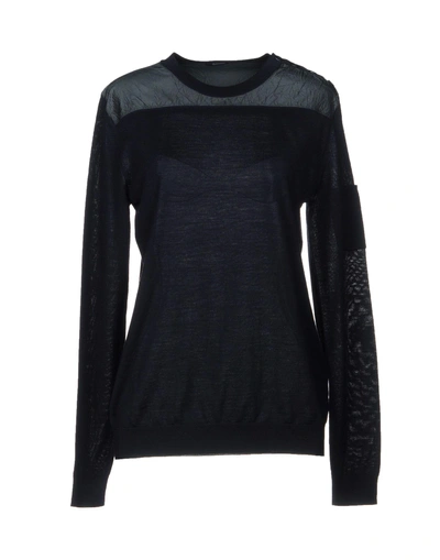Shop Jil Sander Sweaters In Dark Blue