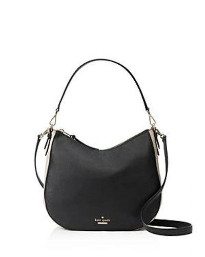 Shop Kate Spade New York Jackson Street Mylie Leather Shoulder Bag In Black Multi/gold