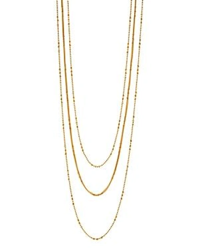 Shop Gorjana Margo Layered Chain Necklace, 31 In Gold