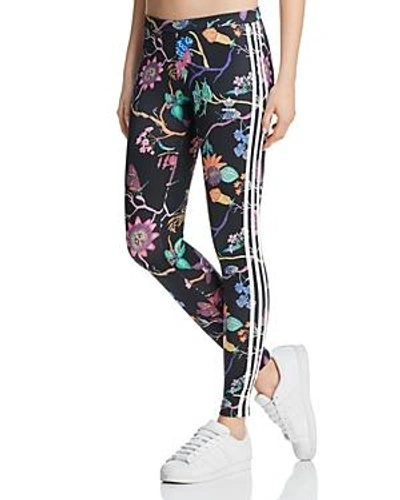 Adidas Originals Poisonous Garden Leggings In Black | ModeSens