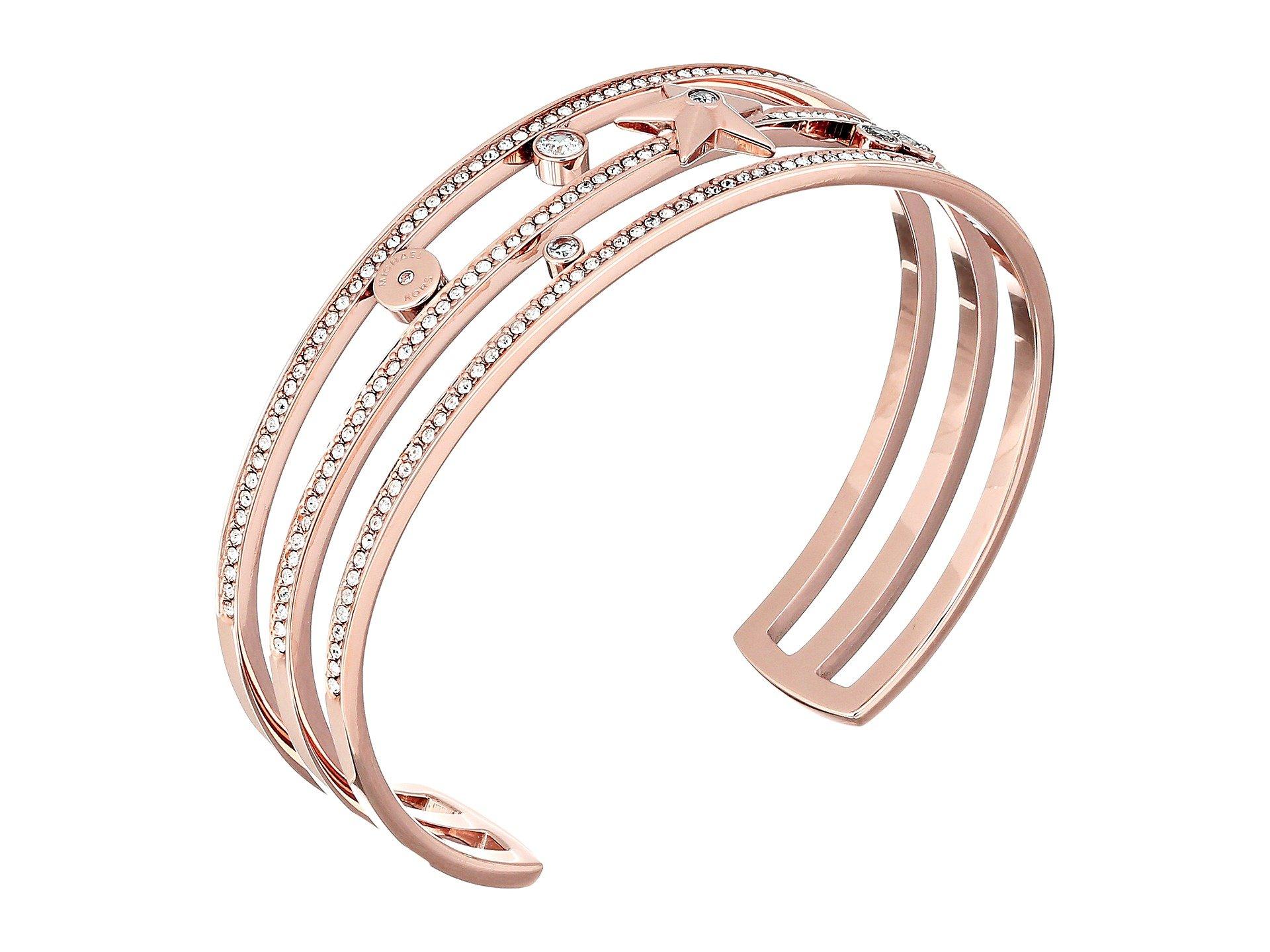 michael kors rose gold cuff bracelet