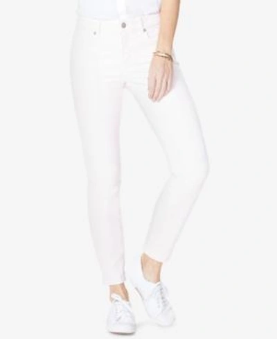 Shop Nydj Alina Tummy-control Skinny Jeans In Light Primrose
