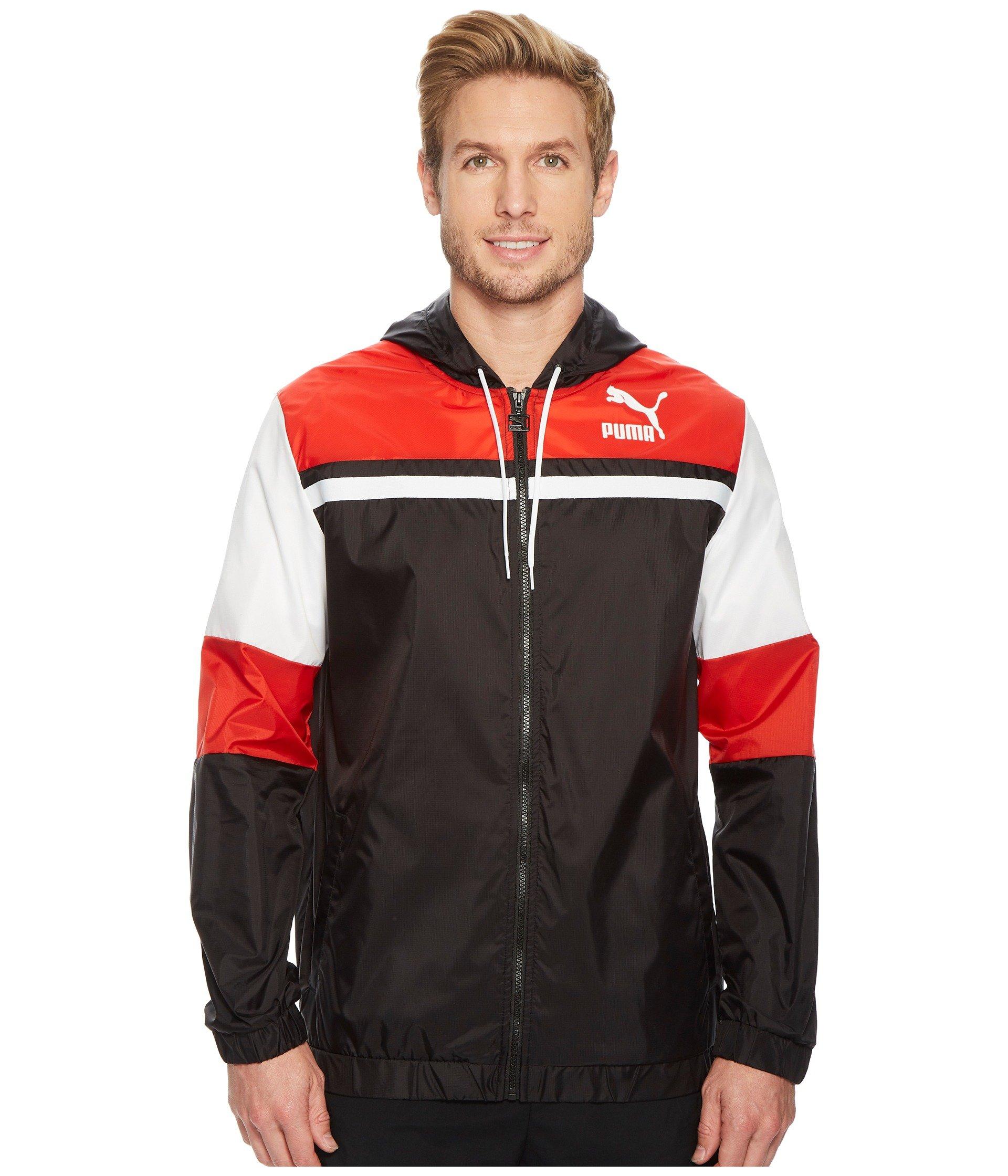 puma archive logo windbreaker