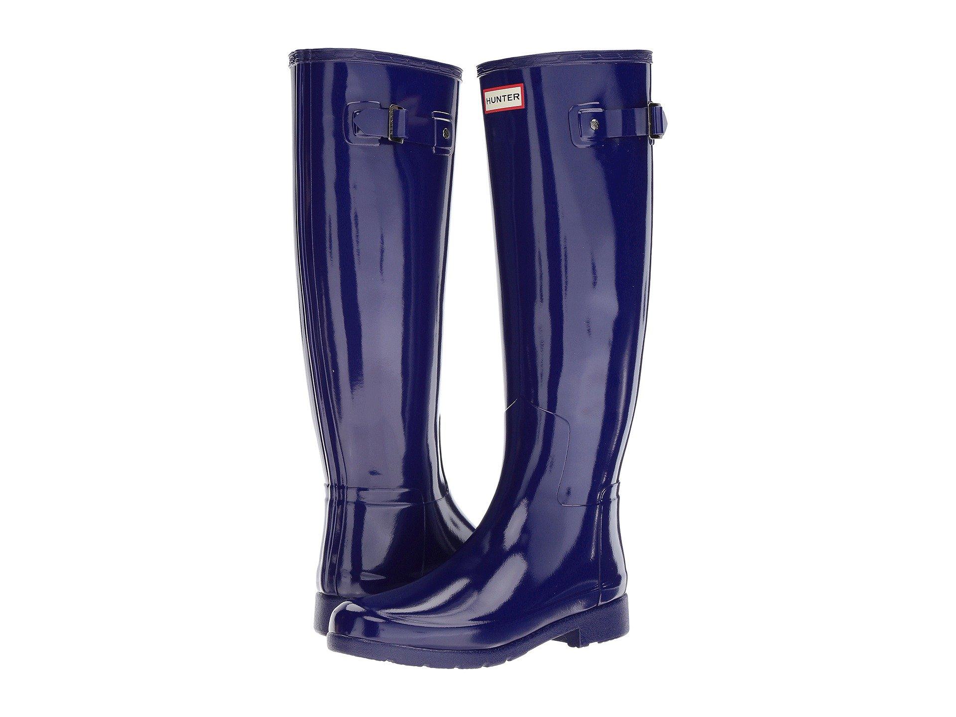 hunter original refined gloss rain boots