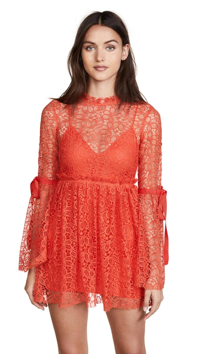 Shop Alice Mccall Back To You Dress In Red