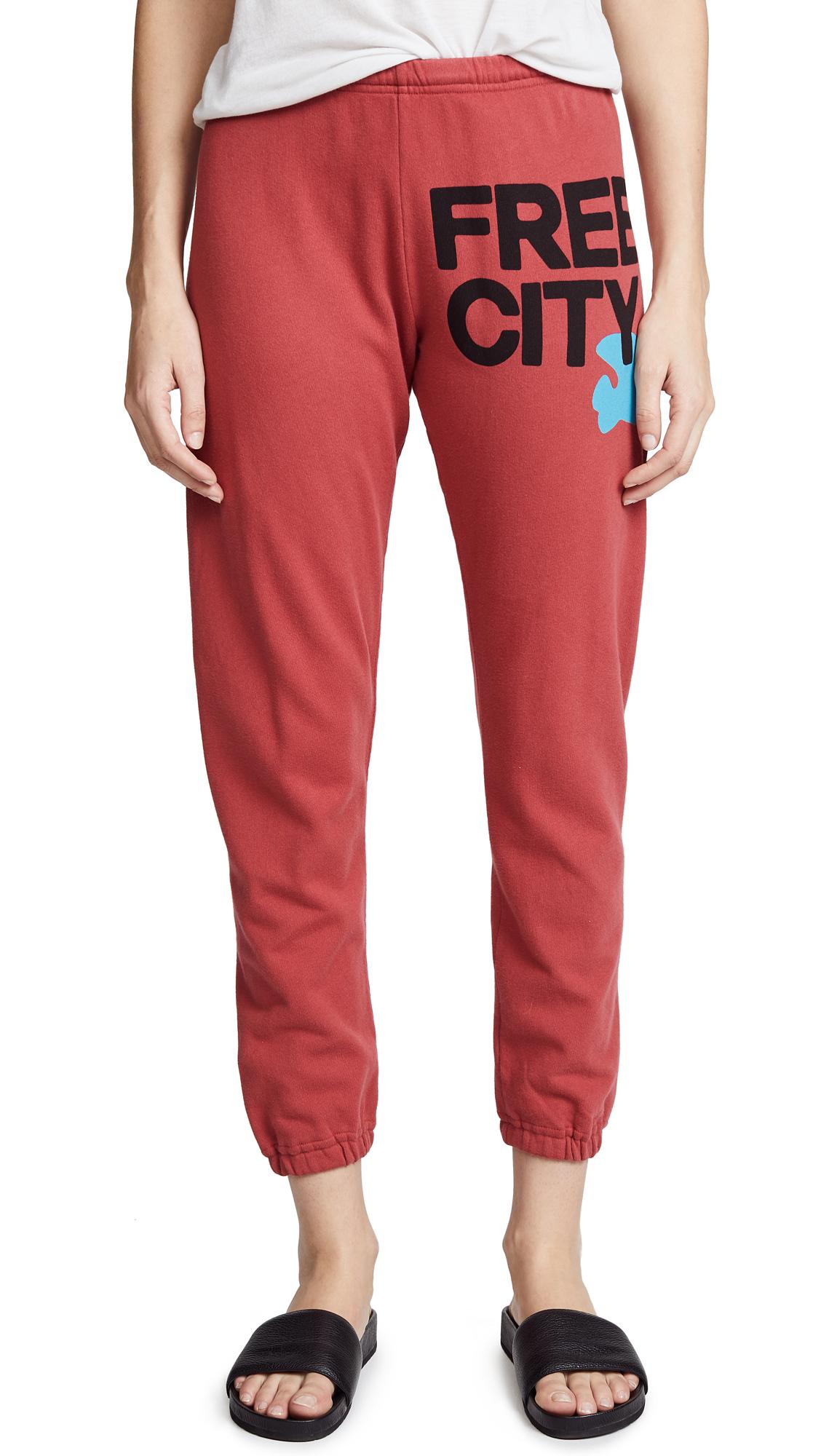 freecity super fluffy pocket sweatpants