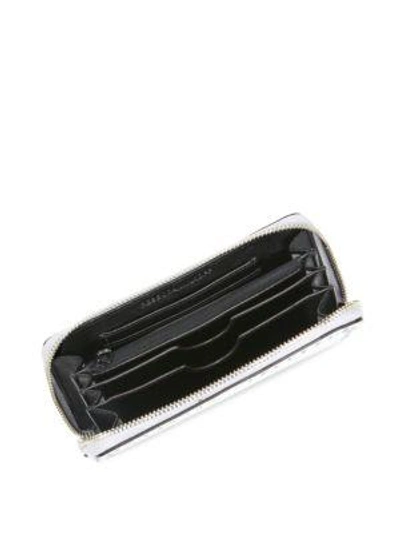 Shop Rebecca Minkoff Vanity Leather Phone Wallet In Black