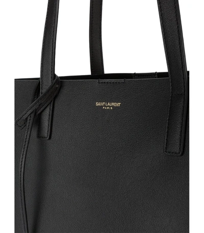 Shop Saint Laurent Black Large Shopper Tote Bag