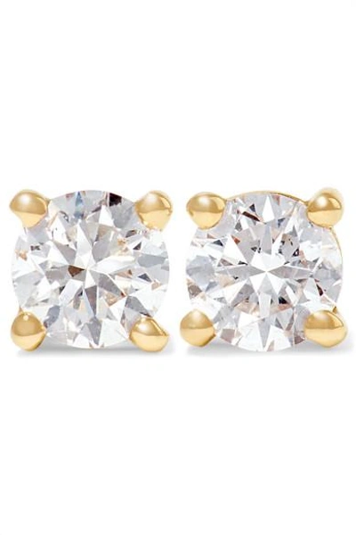 Shop Anita Ko 18-karat Gold Diamond Earrings