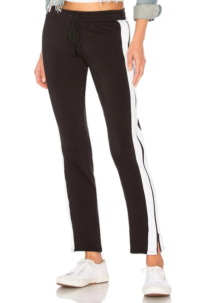 Shop Michael Lauren Briar Trackpant In Black & White