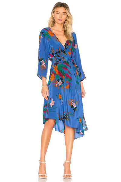 Shop Diane Von Furstenberg Mini Dress In Blue