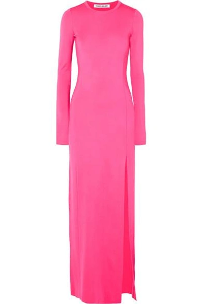 Shop Elizabeth And James Fallon Stretch-jersey Gown In Pink
