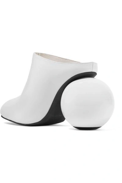 Shop Solace London Sawyer Leather Mules In White