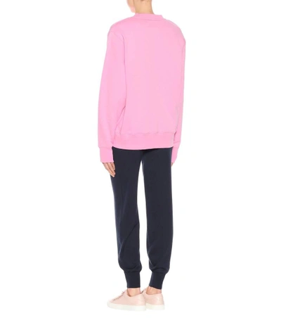 Shop Tory Sport Little Grumps Cotton Sweatshirt In Pink